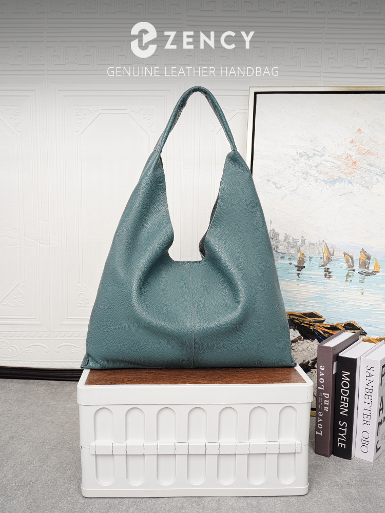 Luxury Bags Tote - Zency Miękka Torba Damska z Naturalnej