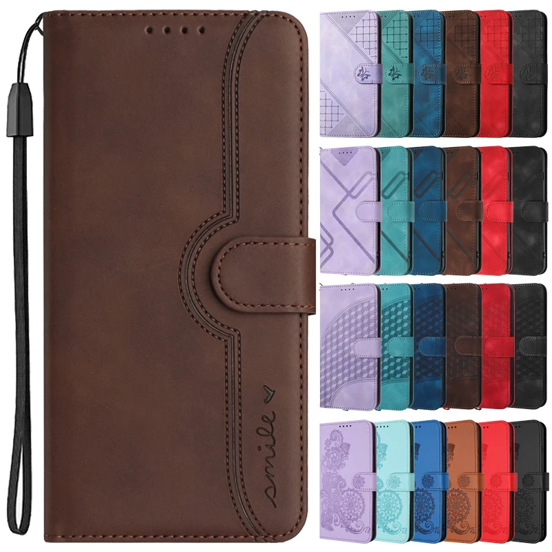 Luxury Bags Kl - Luksusowy wzór kwiatowy Skórzane etui na